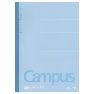 日本KOKUYO国誉简约横线方格无线装订软面抄笔记本作业本A5/B5/A4