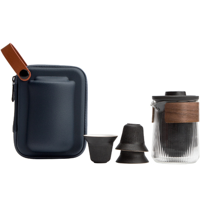 南山先生快客杯户外玻璃功夫茶具