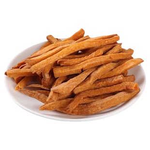 非油炸原味地瓜干农家铁锅沙炒红薯条香酥脆番薯干解馋休闲零食