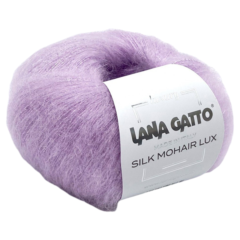 Lana Gatto silk mohair lux 进口银丝真丝马海毛毛线