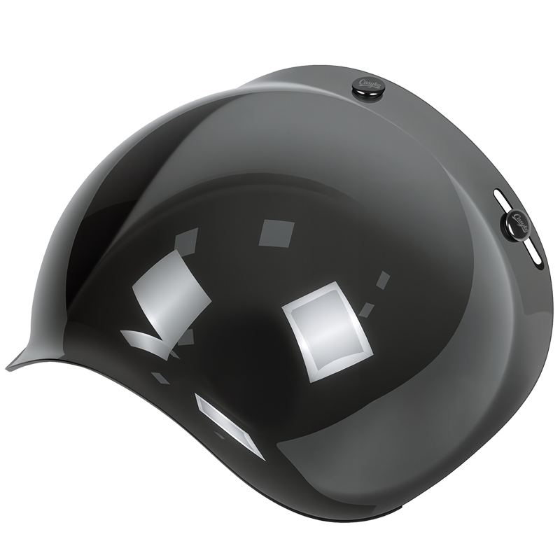 CASYKO咖士科头盔泡泡镜复古摩托车四分之三面罩半盔冬季防风镜片