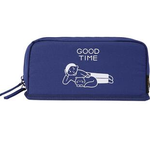 日本国誉HACO翻折大开口笔袋Noritake多功能大容量文具袋笔盒学生