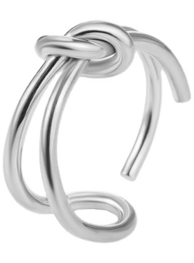 magicfish简约小众钛钢指环