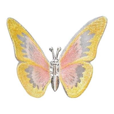 会动的蝴蝶电动车装饰配件摆件