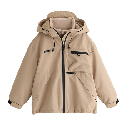 人气过万秋冬季英伦风三合一外套