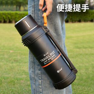 佳琪保温壶户外旅行大容量保温水杯316不锈钢热水瓶家用便携式