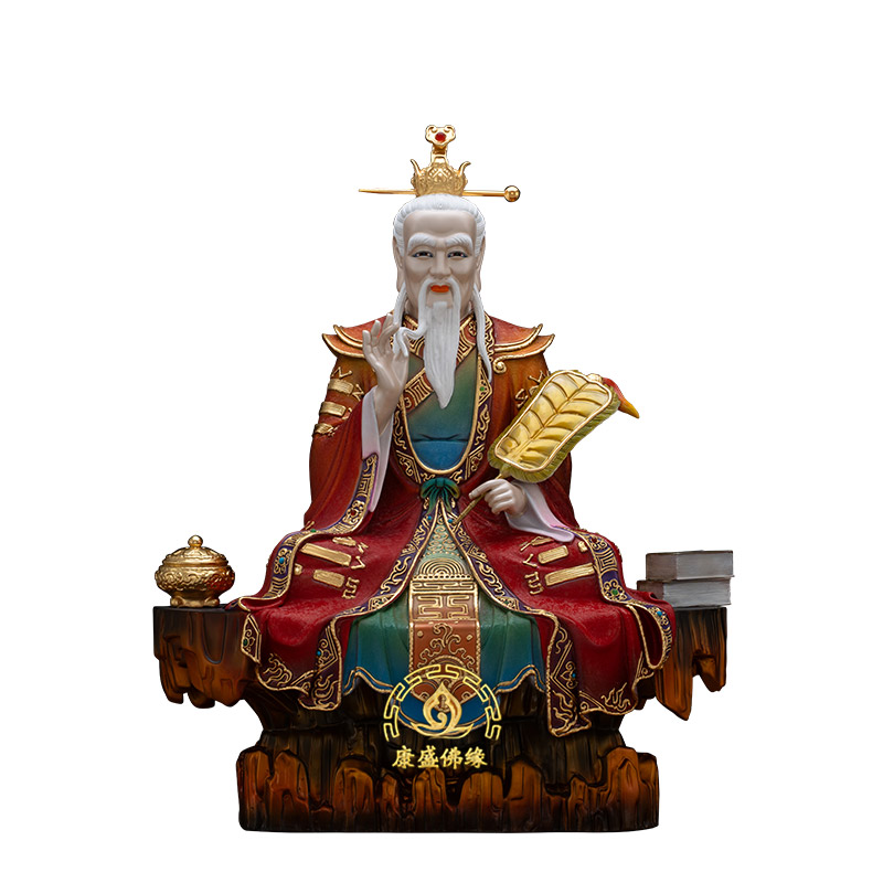 太上老君铜像三清道祖供奉摆件
