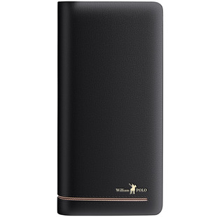 英皇保罗真皮男士钱包长款2025新款多卡位大容量手拿包卡包皮夹男