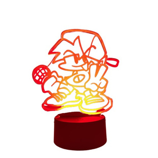 现货Friday Night Funkin周五夜放克BF游戏手办模型周边usb小夜灯