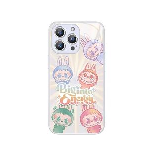 labubu泡泡玛特拉布布适用苹果17手机壳官方iPhone16高级感13玻璃11新款12超好看的xr超火plus云朵xs17promax