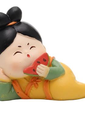 唐仕女小摆件生日礼物汽车饰品