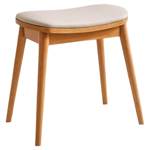 实木化妆凳家用软包凳子现代简约餐凳方凳北欧创意布艺梳妆台凳子