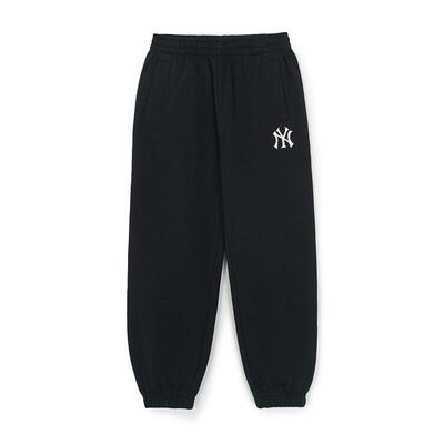 MLB儿童官方男女童精致出挑刺绣LOGO纯色潮流运动长裤25秋冬新款