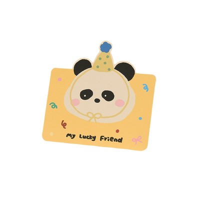 卡通可爱通用生日祝福留言贺卡