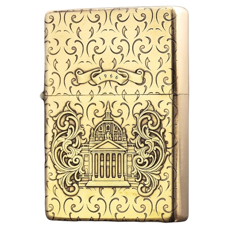 zippo正品打火机/1937黄铜-安魂-生化危机9格蕾丝同款游戏周边