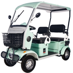 小巴士E900家用接送孩子带棚电动四轮老年代步车景区观光车老爷乐