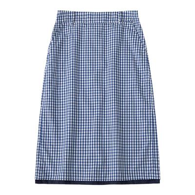 CycleDocument开叉格纹半身裙