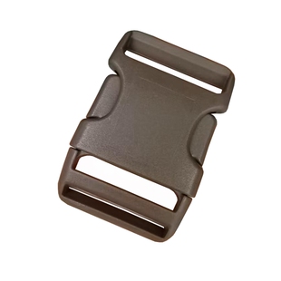 户外扣具配件咖啡色深棕色加厚强力塑料插扣d扣弹力钩箱包尼龙带