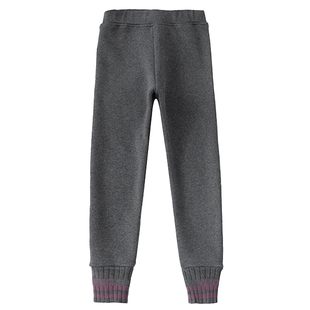 女童打底裤加绒加厚秋冬外穿儿童一体绒保暖裤冬季纯棉中大童裤子