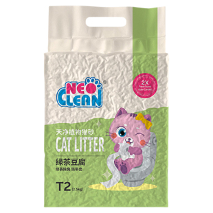 猫沙天净neo豆腐猫砂原味绿茶混合砂除臭低尘易结团可冲厕所2.5kg