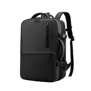 多功能商务背包定制logo大容量电脑包旅行包书包出差双肩包男士