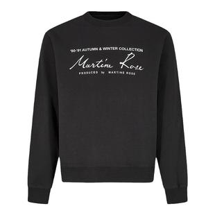 现货 Martine Rose Classic Crew 经典Logo印花圆领宽松长袖卫衣