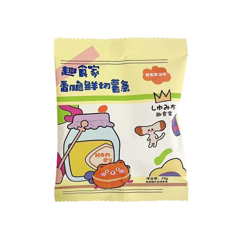 非高温油炸原薯鲜切薯条趣食家