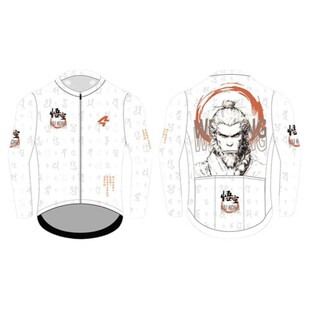 兰帕达悟空秋冬季男款抓绒保暖骑行服长袖上衣山地公路自行车