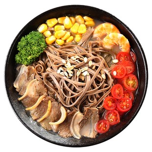 荞麦面条粗粮挂面贵州特产苦荞挂健身代餐细宽面乔麦面条5斤批发