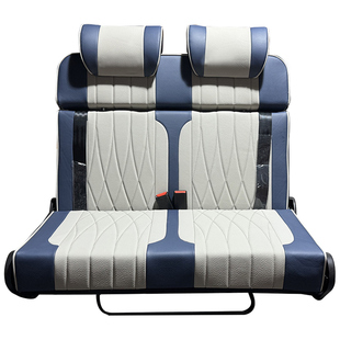 铜车马房车座椅宿营车露营车双座先锋官福顺全顺对卡座改装放平