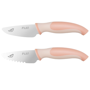 儿童刀具切菜刀家用早教不伤手安全幼儿园学生切水果刀用菜板套装