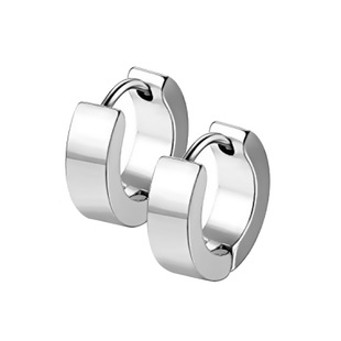 男士女士钛钢时尚金色款磨砂个性韩版耳钉不锈钢男士耳环耳扣礼物