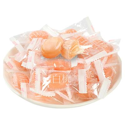黎祥爆浆果汁夹心硬糖白桃味