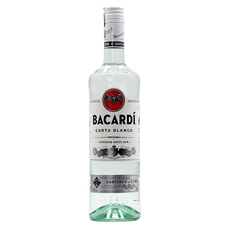 百加得白朗姆酒500ml*6瓶