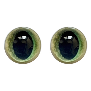 玻璃半球眼睛仿真羊毛毡玩偶配件手工diy扭扭棒黏土眼珠猫咪XSN