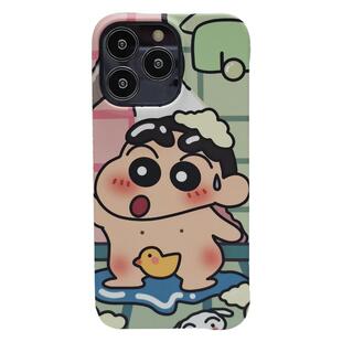 可爱趣味搞怪蜡笔小新15Pro防摔菲林壳iphone13手机壳11苹果14plus全包硬壳12promax菲林软壳xsmax半包壳78p