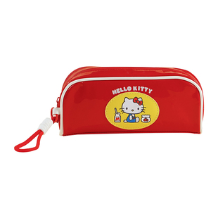 Joytop悦木三丽鸥凯蒂猫镜面皮质笔袋高颜值大容量防水pu皮文具收纳盒学生铅笔盒kt可爱文具盒初中生学习用品