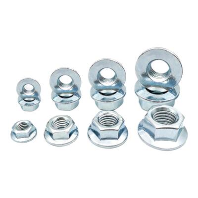 镀锌平底自带垫光面6177法兰螺帽