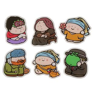 大美术馆 大艺术家系列亚克力磁吸冰箱贴可爱周边创意生日礼物女