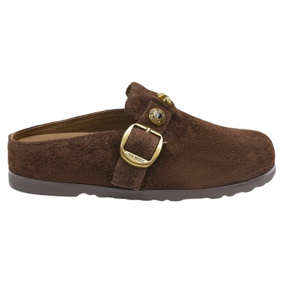 UDV厚底吐司勃肯鞋女2025秋季新款包头穆勒女拖鞋一脚蹬懒人鞋