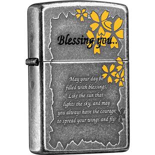 Zippo之宝正品打火机祈福书信礼物