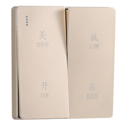 新风系统开关面板大面板设计