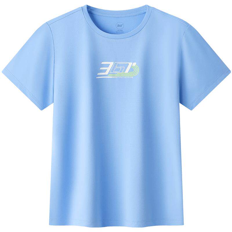 迅干科技|361童装男童短袖T恤2026夏季新中大童女童儿童运动上衣
