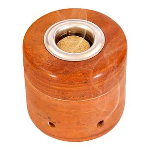 泗滨红砭石艾灸盒罐颈椎温灸家用馆专用刮痧艾灸罐官方旗舰店正品