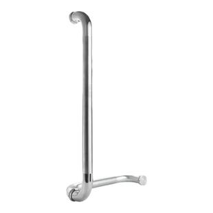 玻璃门拉手加厚不锈钢卫生间淋浴门手柄可调节孔距商铺门把手配件