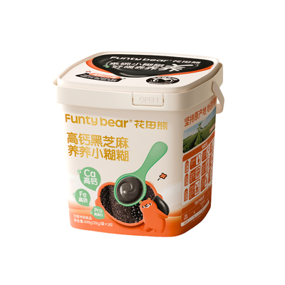 花田熊黑芝麻糊儿童营养早餐