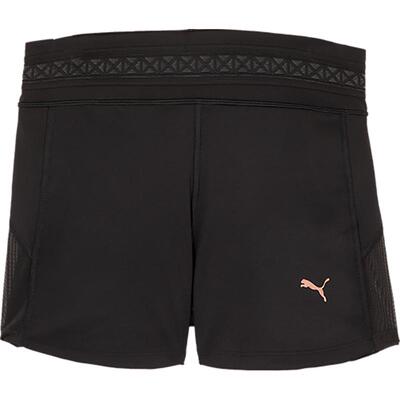 Puma/彪马官方正品新款女士紧身运动网眼训练健身短裤525147-01