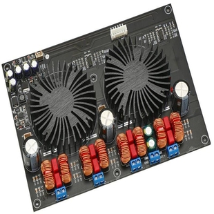TPA3255四声道数字D类大功率功放板300W*4（豪华散热器款）功放