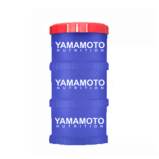 蛋白粉盒三层漏斗便携式健身补剂收纳胶囊盒分装药盒摇摇杯搅拌球