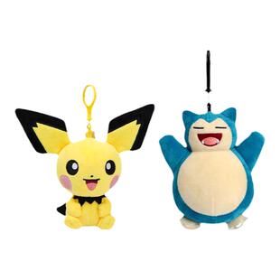正版宝可梦挂件皮卡丘公仔可爱卡比兽背包挂饰玩偶钥匙扣毛绒玩具